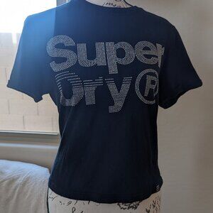 Rhinestone Boxy T-Shirt Superdry